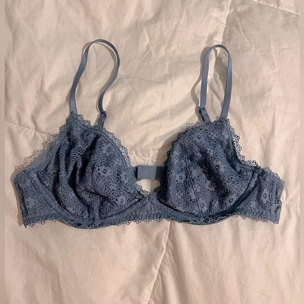 Pale Blue Unlined Victoria’s Secret Bralette